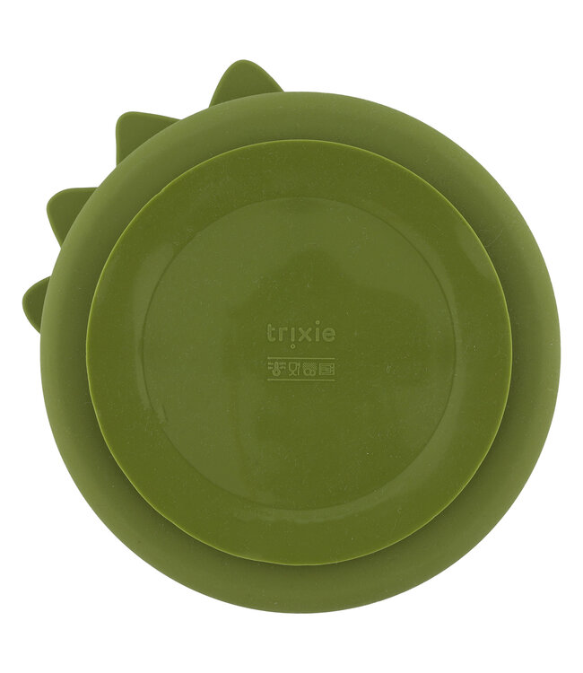 Trixie Trixie - Siliconen bord met vakjes en zuignap - Mr. Dino