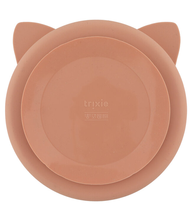 Trixie Trixie - Siliconen bord met vakjes en zuignap - Mrs. Cat