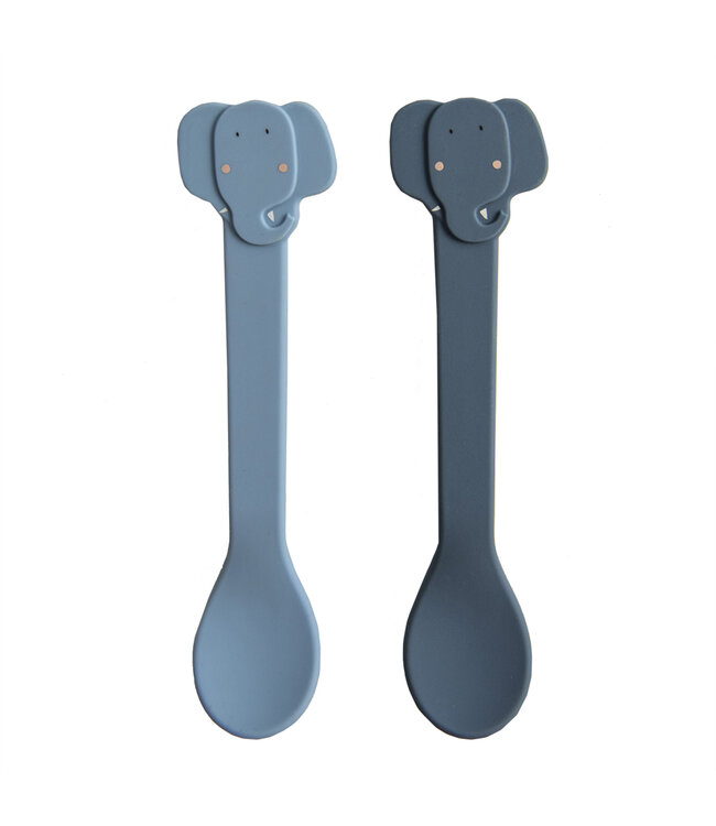 Trixie Trixie - Silicone lepel 2-pack - Mrs. Elephant