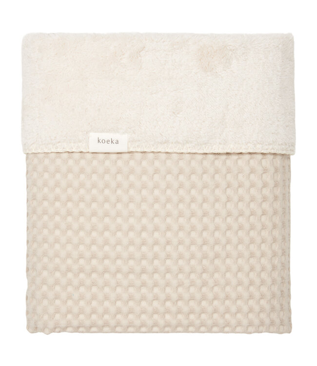 Koeka Koeka - Bassinet blanket cotton fleece Amsterdam - natural