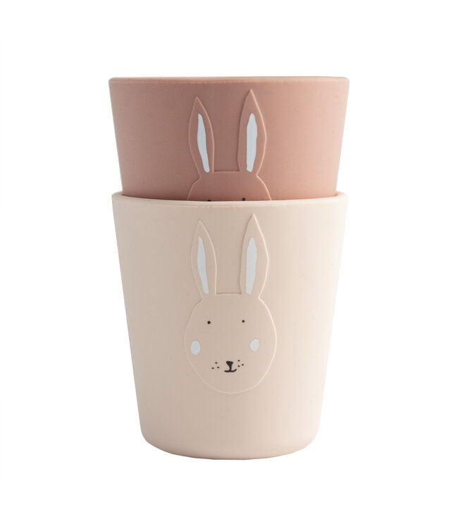 Trixie Trixie - Silicone beker 2-pack - Mrs. Rabbit