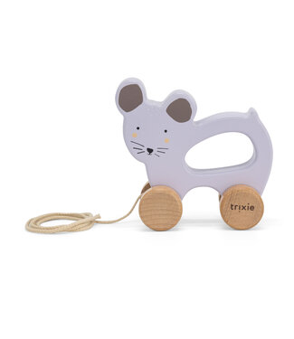 Trixie Trixie - Houten trekspeeltje - Mrs. Mouse