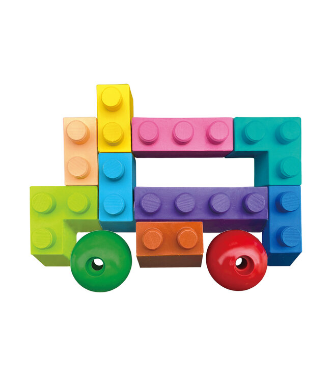 Haku Yoka Haku Yoka - WASKRIJTJES in BLOKVORM 18x3x17,5cm, gemengde modellen, bevat 10% bijenwas, in display 37x16x30,7cm, 3+