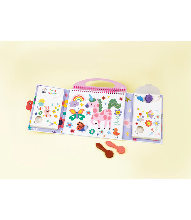 Haku Yoka Haku Yoka - MIJN EERSTE KLEURKIT 20,5x24x2cm, gemengde modellen, bevat 10% bijenwas, in display 24,8x17,5x37cm, 3+