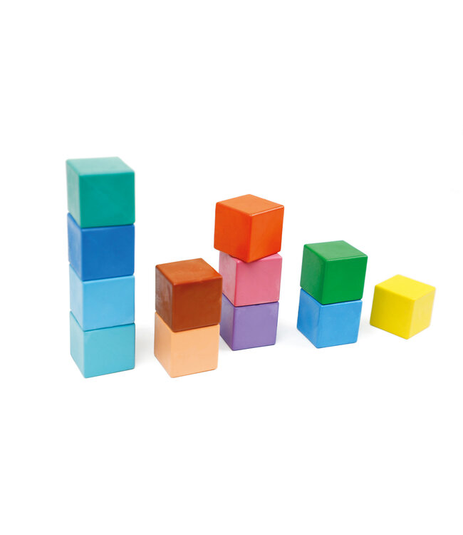 Haku Yoka Haku Yoka - WASKRIJTJES in KUBUS- of EIKELVORM, 20 gemengde modellen, bevat 10% bijenwas, in display 24,8x17,5x37cm, 3+