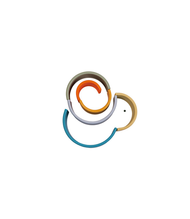 Dena Dëna - Natuur: REGENBOOG 6x, in silicone, in doos, 0m+