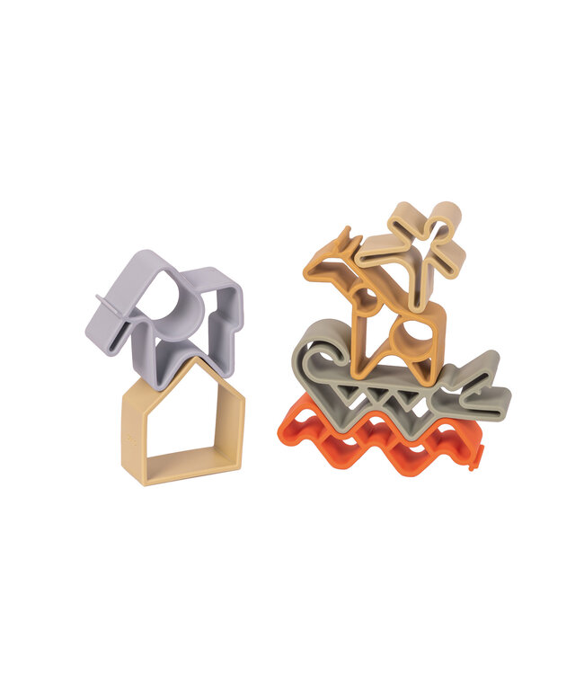 Dena Dëna - Natuur: DIEREN, in silicone, in doos, 0m+