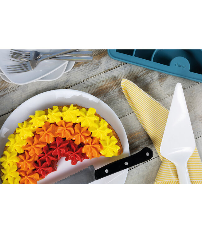 Dena Dëna - Bakken: REGENBOOG - blauw, in silicone, in doos