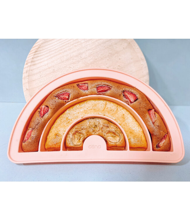 Dena Dëna - Bakken: REGENBOOG - Roze, in silicone, in doos