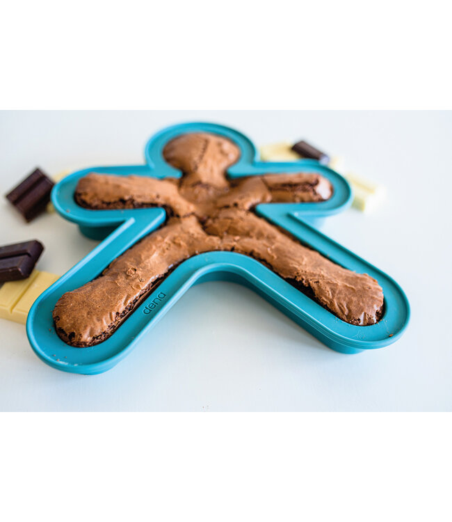 Dena Dëna - Bakken: KIND - blauw, in silicone, in doos