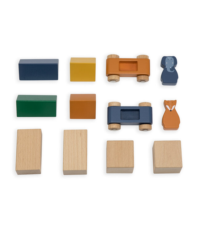 Trixie Trixie - Houten stratenpuzzel met accessoires