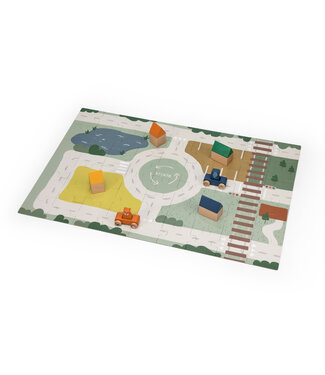 Trixie Trixie - Houten stratenpuzzel met accessoires