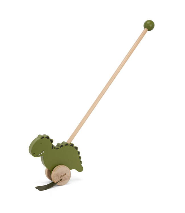 Trixie Trixie - Houten duwstok - Mr. Dino