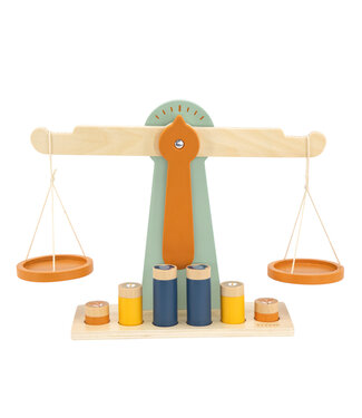 Trixie Trixie - Houten weegschaal met 6 gewichten