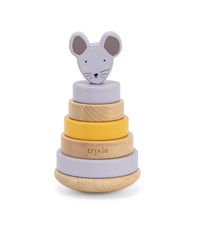 Trixie Trixie - Houten stapeltoren - Mrs. Mouse