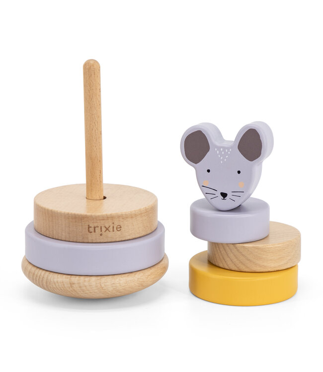 Trixie Trixie - Houten stapeltoren - Mrs. Mouse