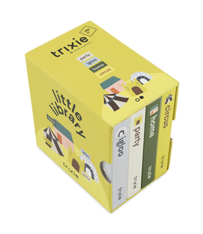 Trixie Trixie - Kleine bibliotheek - Circus, Huis, Iglo, Feest