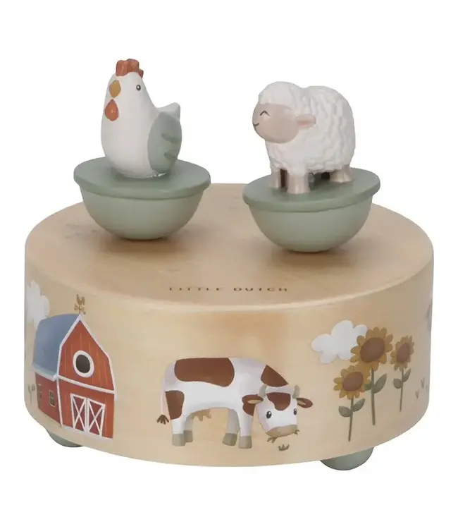 Little Dutch Toys Little Dutch Toys - Houten Muziekdoosje Little Farm FSC