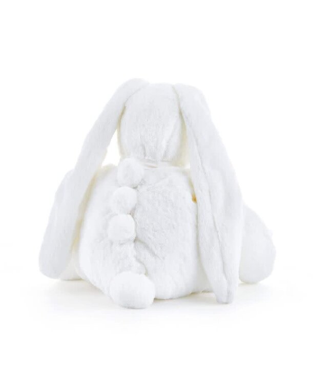 Theophile & Patachou Theophile & Patachou - Pijamazak konijn wit strik wit  - 60cm