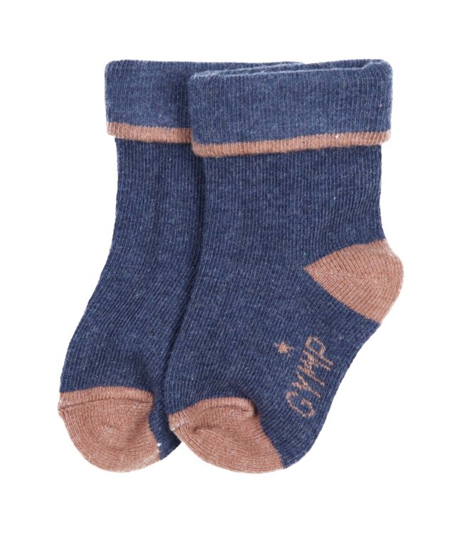 Gymp Gymp - Socks Keit - Navy - Brown