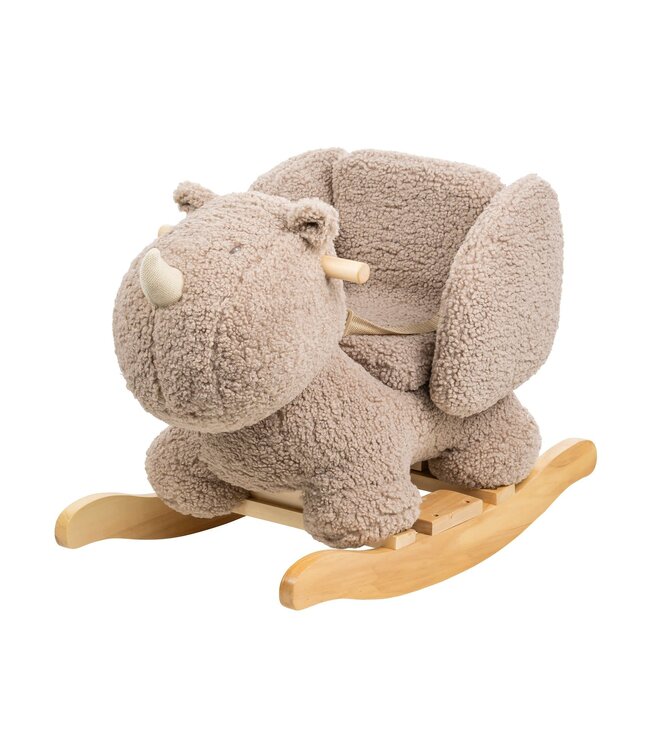 Nattou Nattou - Schommelpaard Teddy Rhino Taupe