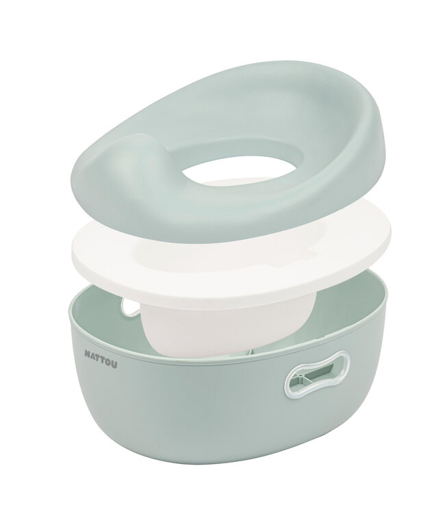 Nattou Nattou - Potty 3 In 1 Groen