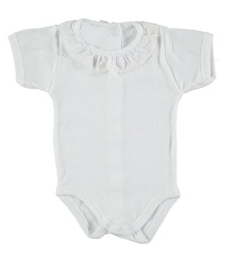 Babidu Babidu - Body M/Corta Cuello Batista Wit