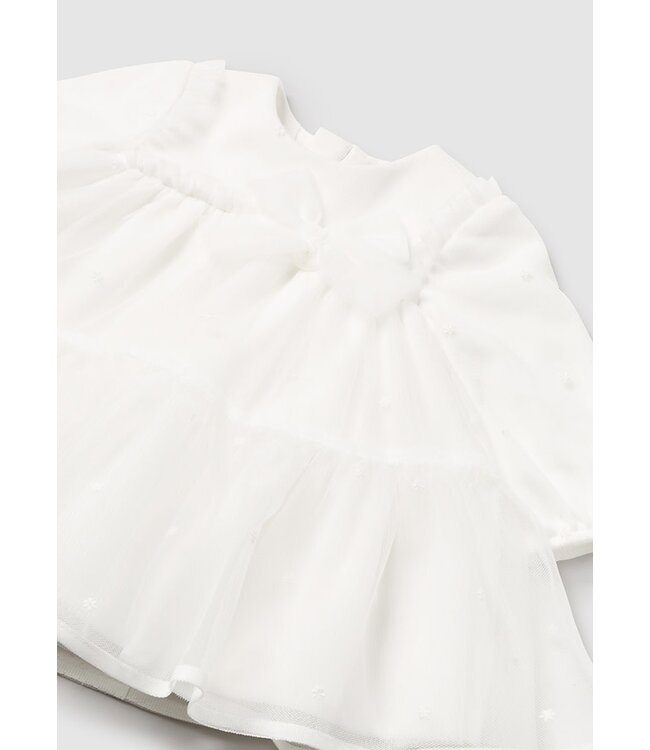 Mayoral Mayoral - Tulle dress - Natural