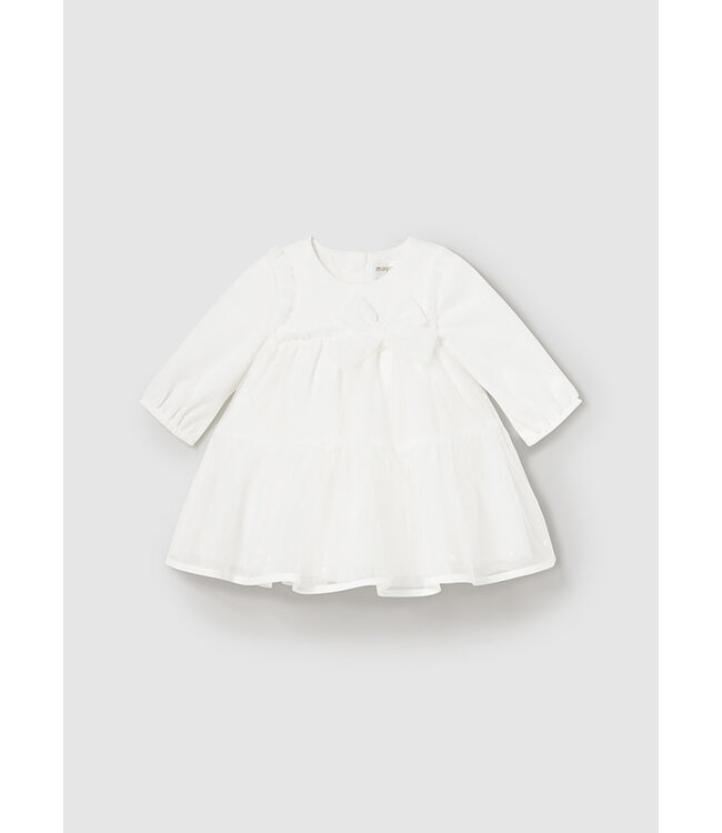 Mayoral Mayoral - Tulle dress - Natural