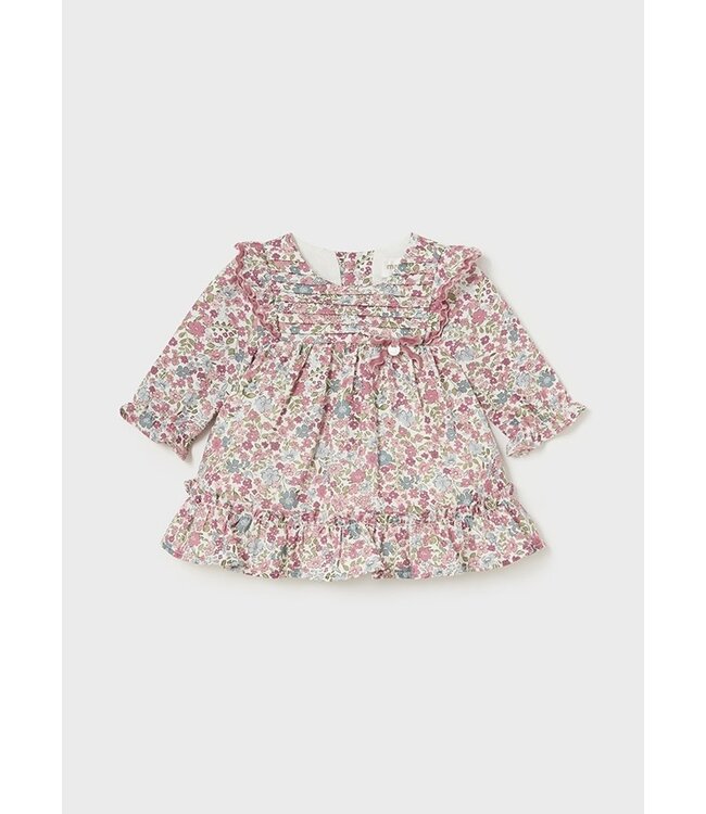 Mayoral Mayoral - Printed dress - Baby Rose