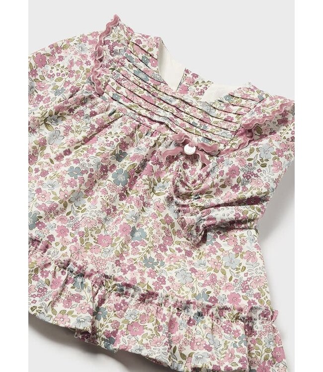 Mayoral Mayoral - Printed dress - Baby Rose