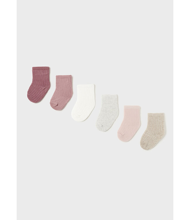 Mayoral Mayoral - Set of 6 socks - Roses
