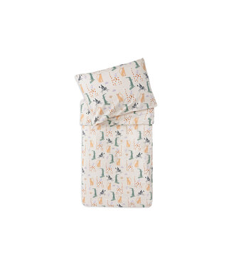 Jollein Jollein - Dekbedovertrek met sloop 100x140cm Jungle Jambo