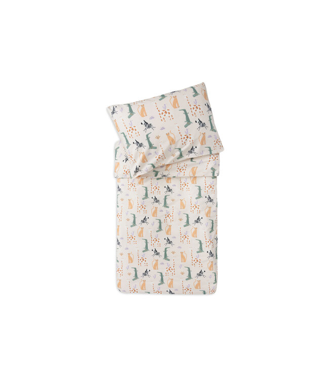Jollein Jollein - Dekbedovertrek met sloop 100x140cm Jungle Jambo