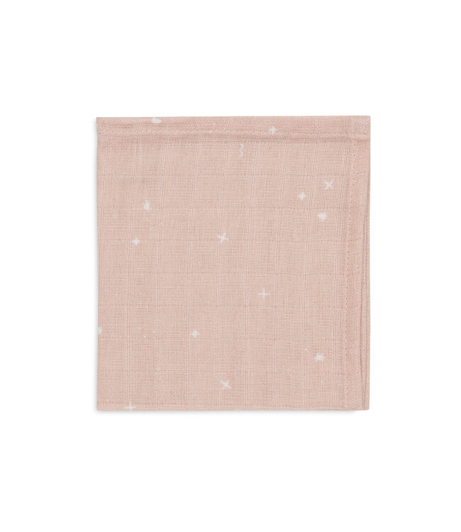 Jollein Jollein - Hydrofiel Monddoekje 31x31cm Twinkling Wild Rose (3pack)