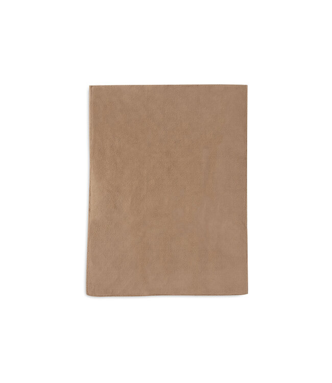 Jollein Jollein - Deken Wieg 75x100cm Check Knit Biscuit/Teddy Fleece