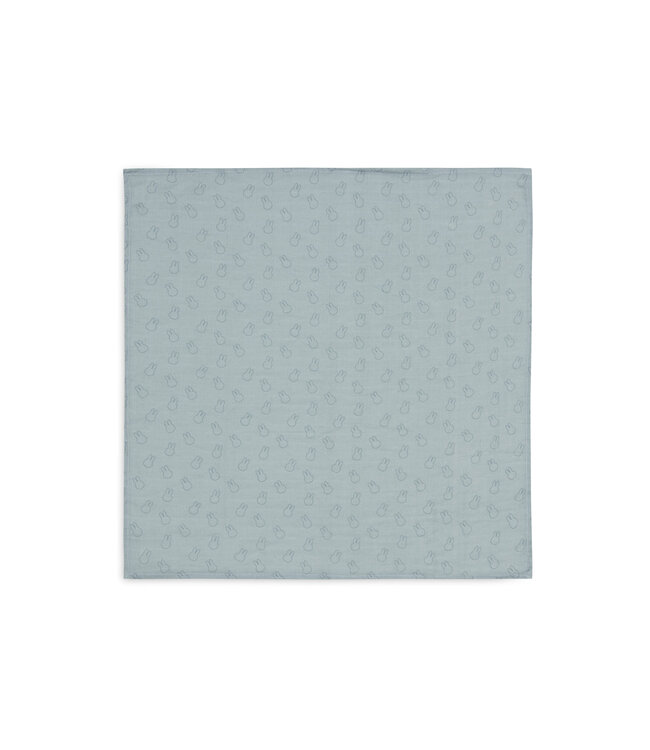 Jollein Jollein - Hydrofiele Doek Small 70x70cm Miffy Silhouettes SeaGreen(3p)