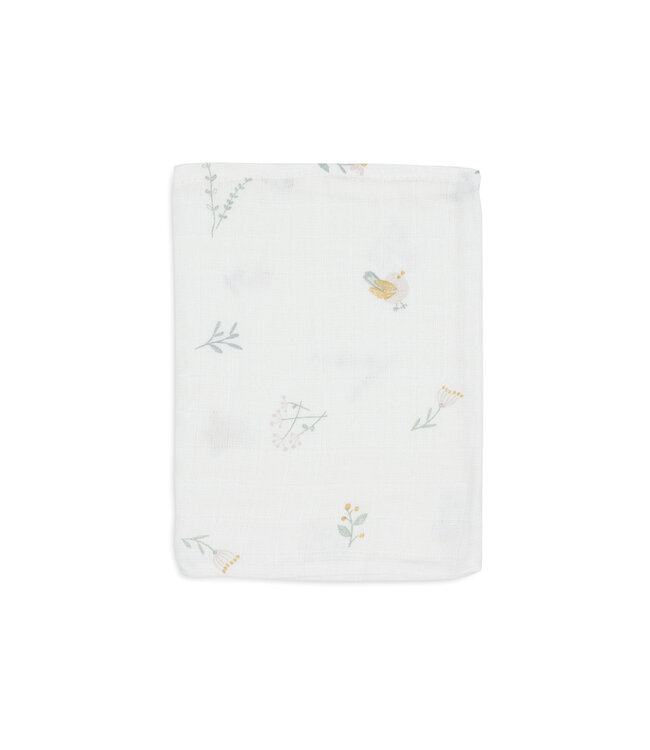 Jollein Jollein - Hydrofiel Washandje 15x20cm Lovely Birds (3pack)