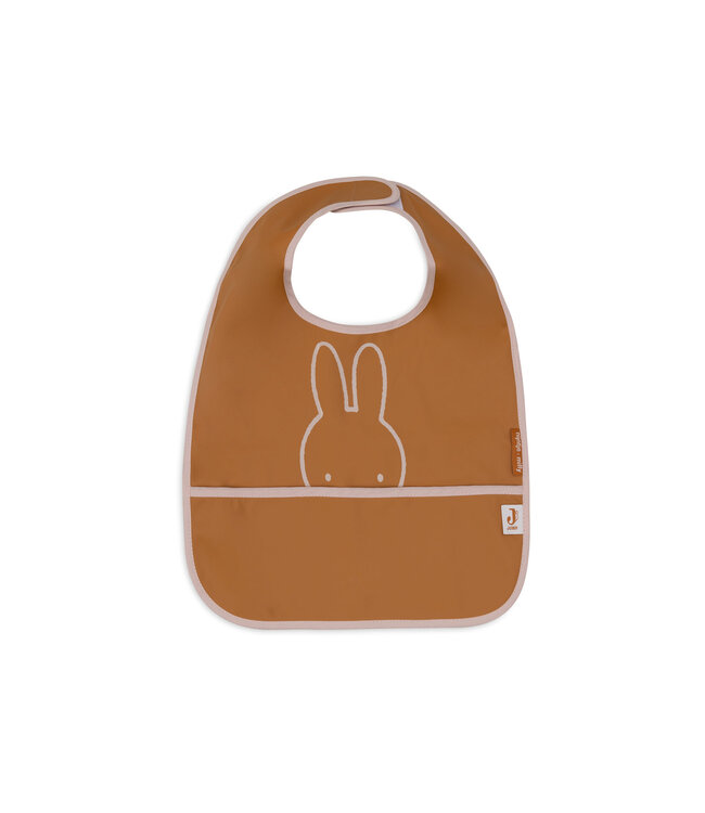 Jollein Jollein - Slab Waterproof Miffy Peekaboo Wild Rose (2pack)