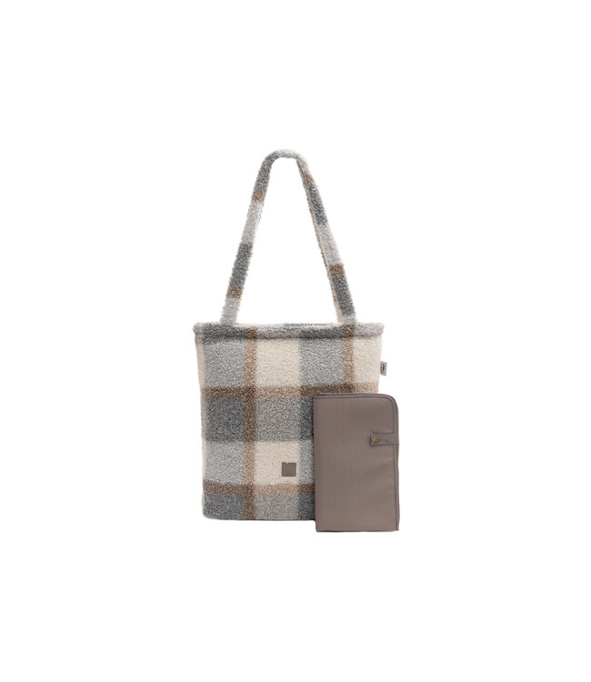 Jollein Jollein - Luiertas Shopper Check Boucle