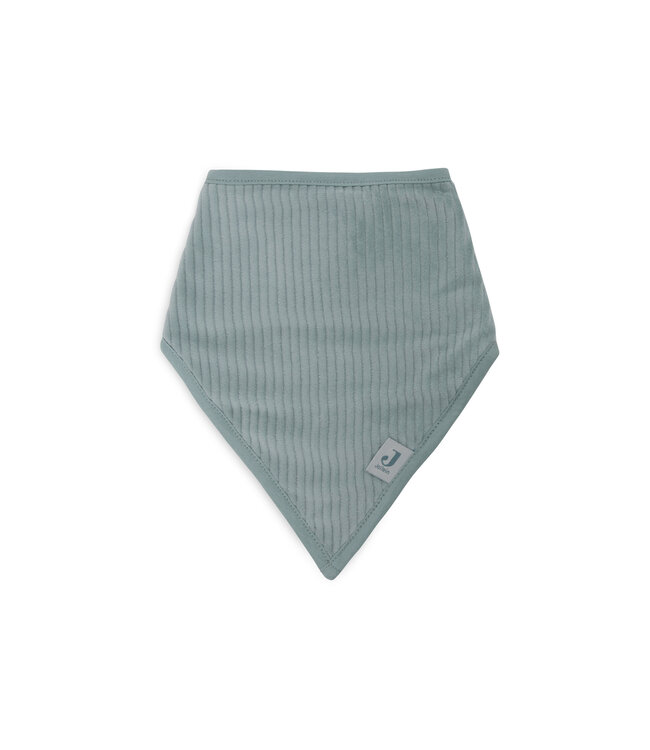 Jollein Jollein - Slab Bandana Velvet Rib Sea Green/Ivory (2pack)