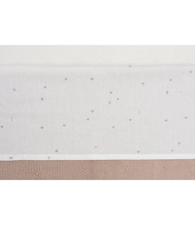 Jollein Jollein - Laken Ledikant 120x150cm Twinkling Wild Rose