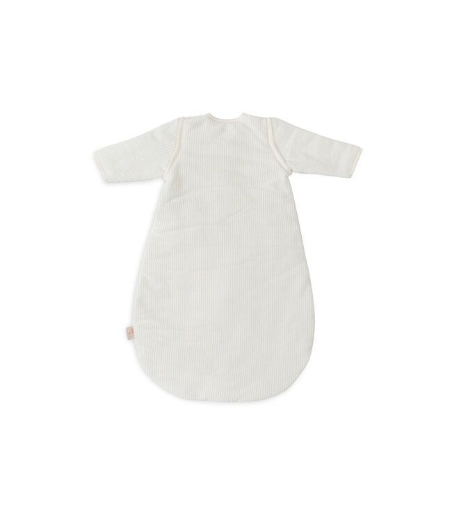 Jollein Jollein - Slaapzak met afritsbare mouw rond 90cm Rib Ivory