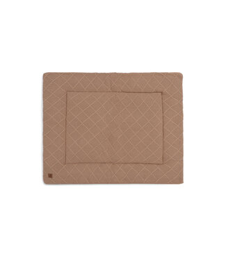 Jollein Jollein - Boxkleed 75x95cm Check Knit Biscuit