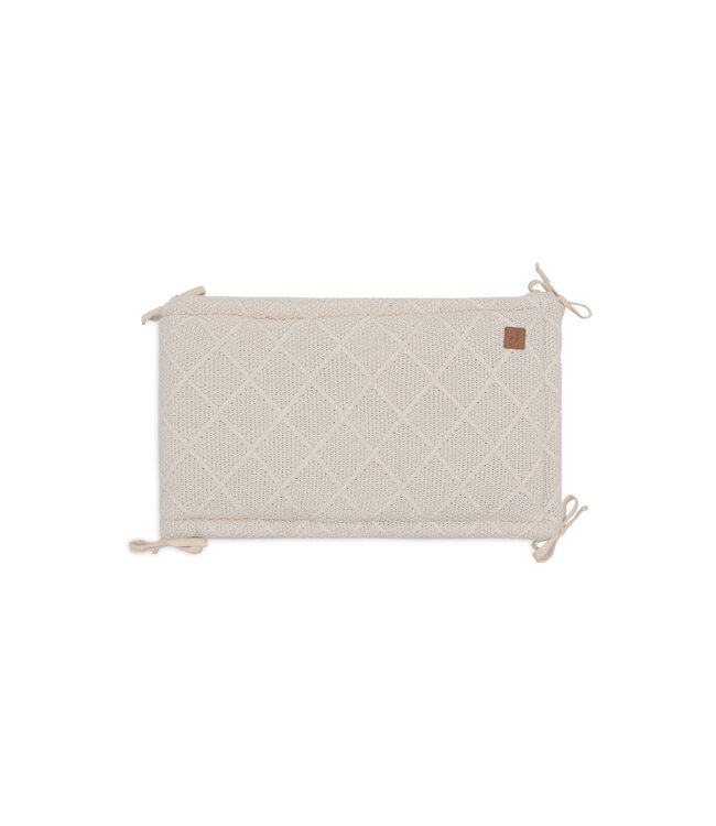 Jollein Jollein - Boxbumper 180x30cm Check Knit Oatmeal