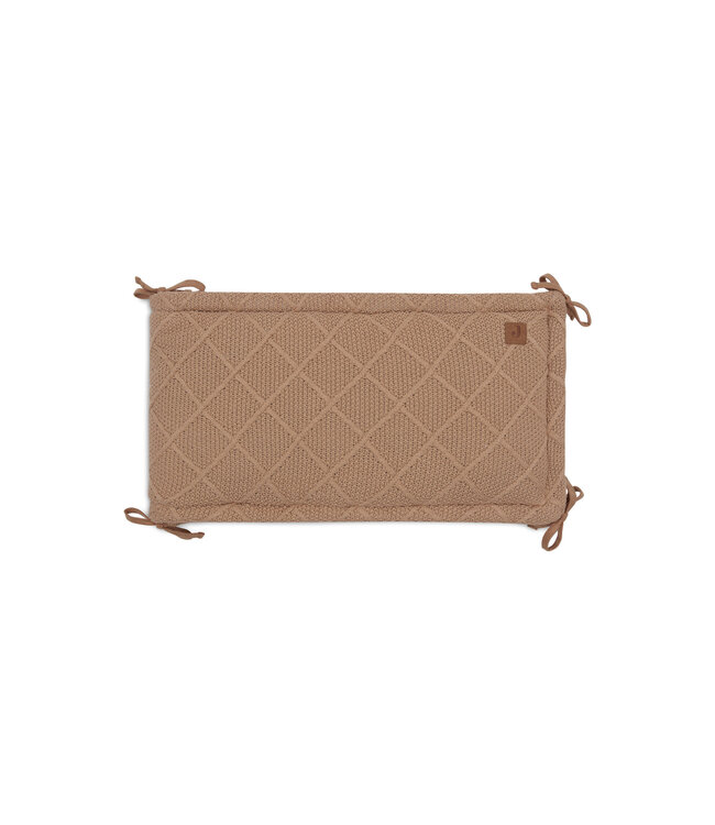 Jollein Jollein - Boxbumper 180x30cm Check Knit Biscuit