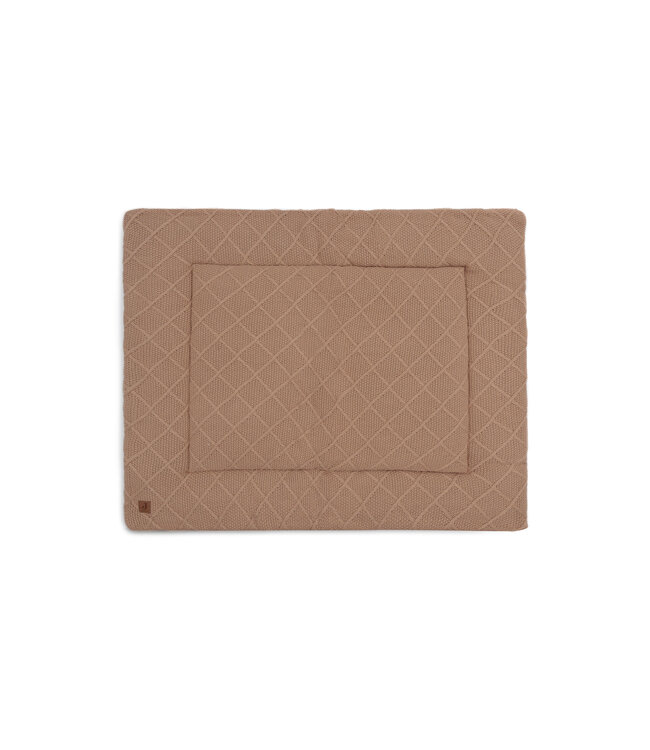 Jollein Jollein - Boxkleed 75x95cm Check Knit Biscuit