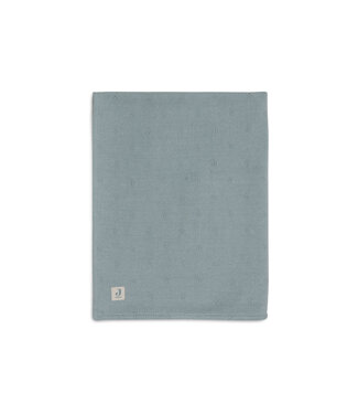 Jollein Jollein - Deken Ledikant 100x150cm Cosy Knit Sea Green/Velvet