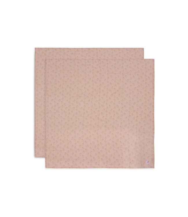 Jollein Jollein - Hydrofiele Doek Large 115x115cm Miffy Silhouettes W.Rose(2p)