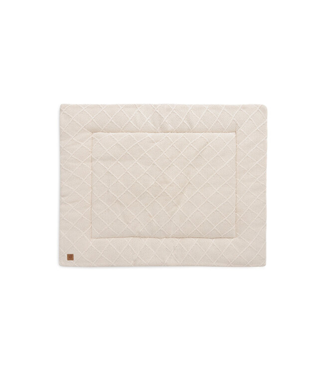 Jollein Jollein - Boxkleed 75x95cm Check Knit Oatmeal